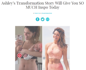 Content creation Ashley transformation